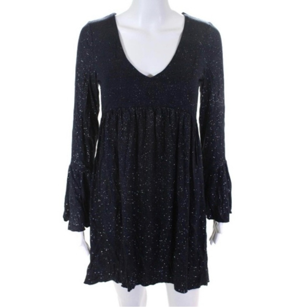 Chaser Gather Sparkle Shift Dress